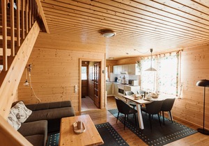 HAS-03 Log cabin, 4-6 pers., 65sqm - Naturerlebnisdorf Blauvogel