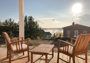 Haus im Schilf - Ferienwohnung 3 direkt am Hainer See bei Leipzig