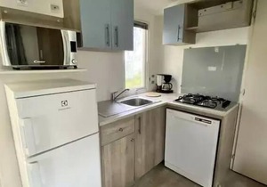 Hermitage campsite * - TITANIA 3ch 6 to 8 people - 6 pers. included in the tariff