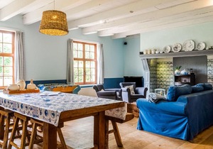 Historic Farmhouse in the middle of polder landscape Damme