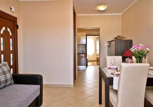 Holiday apartment with balcony and air conditioning