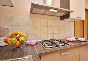 Holiday apartment with balcony and air conditioning