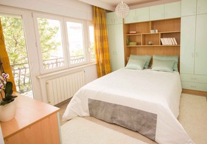 Holiday apartment with pool and 80 m to the beach