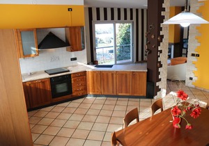 Holiday apartment with large garden