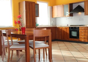 Holiday apartment with large garden