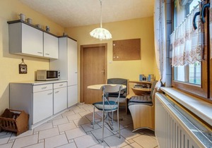 Holiday home in Thuringia with private terrace, use of a garden and pool