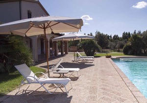 Holiday home with air conditioning