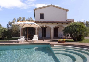Holiday home with air conditioning