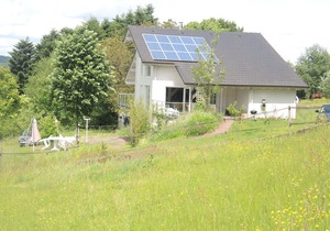 Holiday home with beautiful view on the village