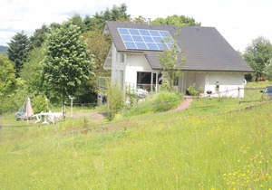 Holiday home with beautiful view on the village