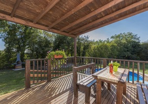 Holiday house with private pool No.5 in holiday park Jelovci