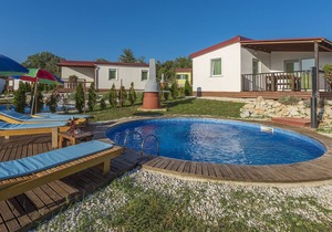 Holiday house with private pool for 6-8 persons in the holiday park Jelovci
