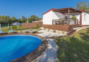 Holiday house with private pool for 6-8 persons in the holiday park Jelovci