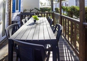 Homerez - Bungalow 2 km away from the beach with shared pool, sauna and hammam