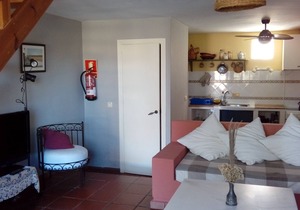 House in Rodalquilar Valley with terrace and sea views
