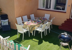 House with garden at 35 meters from the sand beach of LA FOSCA