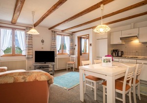Idyllic Holiday Apartment in Ferienhof Wetzel with Shared Garden and Terrace, one pet allowed