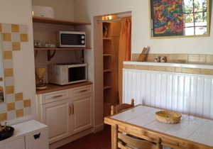 In villa, duplex 42 M2 center for 4 open terrace/garden parking space