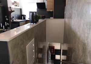 Infinity pool, 3 apartment areas, brand new !
