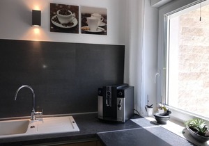 Infinity pool, 3 apartment areas, brand new !