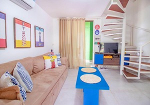 IT03 Bangalô Duplex 3 Suítes Pé na Areia, Itacimirim