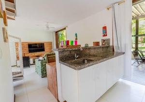 IT10 Incrível Bangalô Duplex 3 Suítes Pé na Areia, Itacimirim