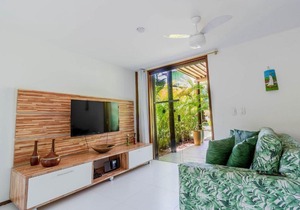 IT10 Incrível Bangalô Duplex 3 Suítes Pé na Areia, Itacimirim