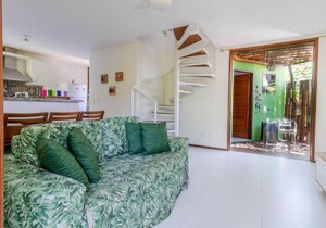 IT10 Incrível Bangalô Duplex 3 Suítes Pé na Areia, Itacimirim