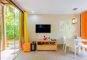 IT12 Lindo Bangalô Duplex 2 Suítes Pé na Areia, Itacimirim
