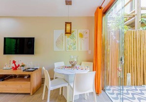 IT12 Lindo Bangalô Duplex 2 Suítes Pé na Areia, Itacimirim
