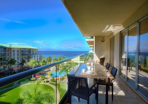 K B M Resorts- HKH-645 Gorgeous 2Bd, inner-courtyard, 6th floor, ocean views, remodeled