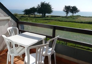 Kerhostin - 2 rooms mezzanine apartment - 35m² - sea view