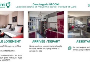 L' Antigone - Air conditioning Wifi and Parking!