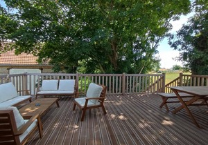 La Grange-Gîte-Cottage-Countryside view-Ensuite