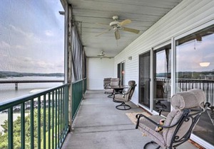 Lakefront Balcony and Pool Access Camdenton Condo