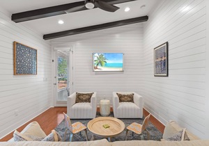 Lakefront Beach Cottage w/ 2 Golf Carts, Lake Views, Pool, Beach, Beach Tram.