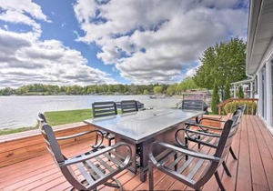 Lakefront Home with Boat Dock in Benton Harbor!