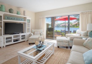 Lakefront - New Golf Cart - Walk to the Beach