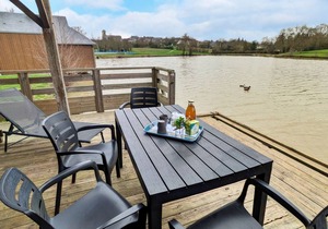 Lakeside Chalet with Private Fishing Dock, Terrace, and Game Room - 5-7 Guests