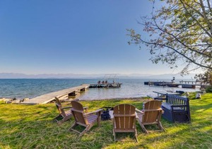 Lakeside Cabin with Beach about 14 Mi to Ski Area!
