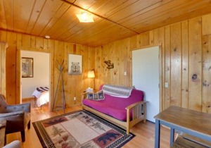 Lakeside Cabin with Beach about 14 Mi to Ski Area!