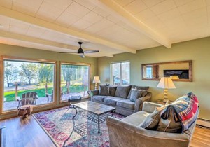 Lakeside Home with Beach about 14 Mi to Ski Area!