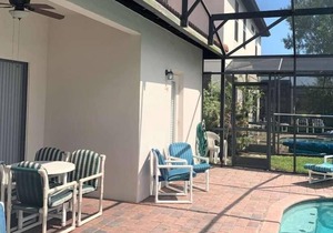 Large private west facing pool.
