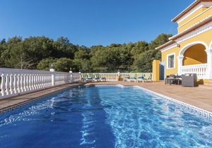 Large and comfortable villa with private pool in Javea, Costa Blanca, Spain for 8 persons
