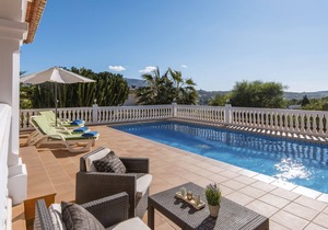 Large and comfortable villa with private pool in Javea, Costa Blanca, Spain for 6 persons