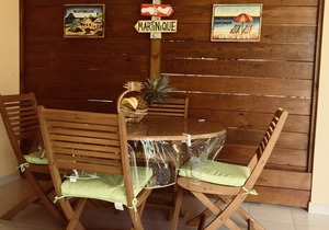 LARGE STUDIO IN RDJ 50M FROM THE ANSE A L'ANE BEACH