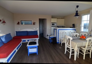 LARGE T4 3 * SEA VIEW ENTIRELY EQUIPPED - SEASIDE - SWIMMING POOL SECURE