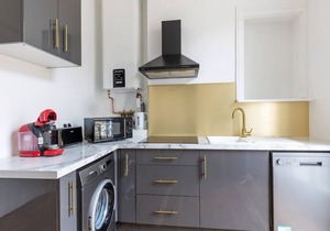 Le logement est composé de 1 chambres doubles et d'un canapé convertible