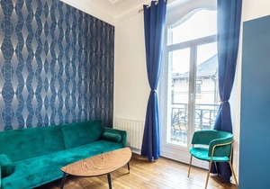 Le logement est composé de 1 chambres doubles et d'un canapé convertible