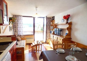 Les Saisies : 2 pièces pour 4 pers, centre station - FR-1-594-149